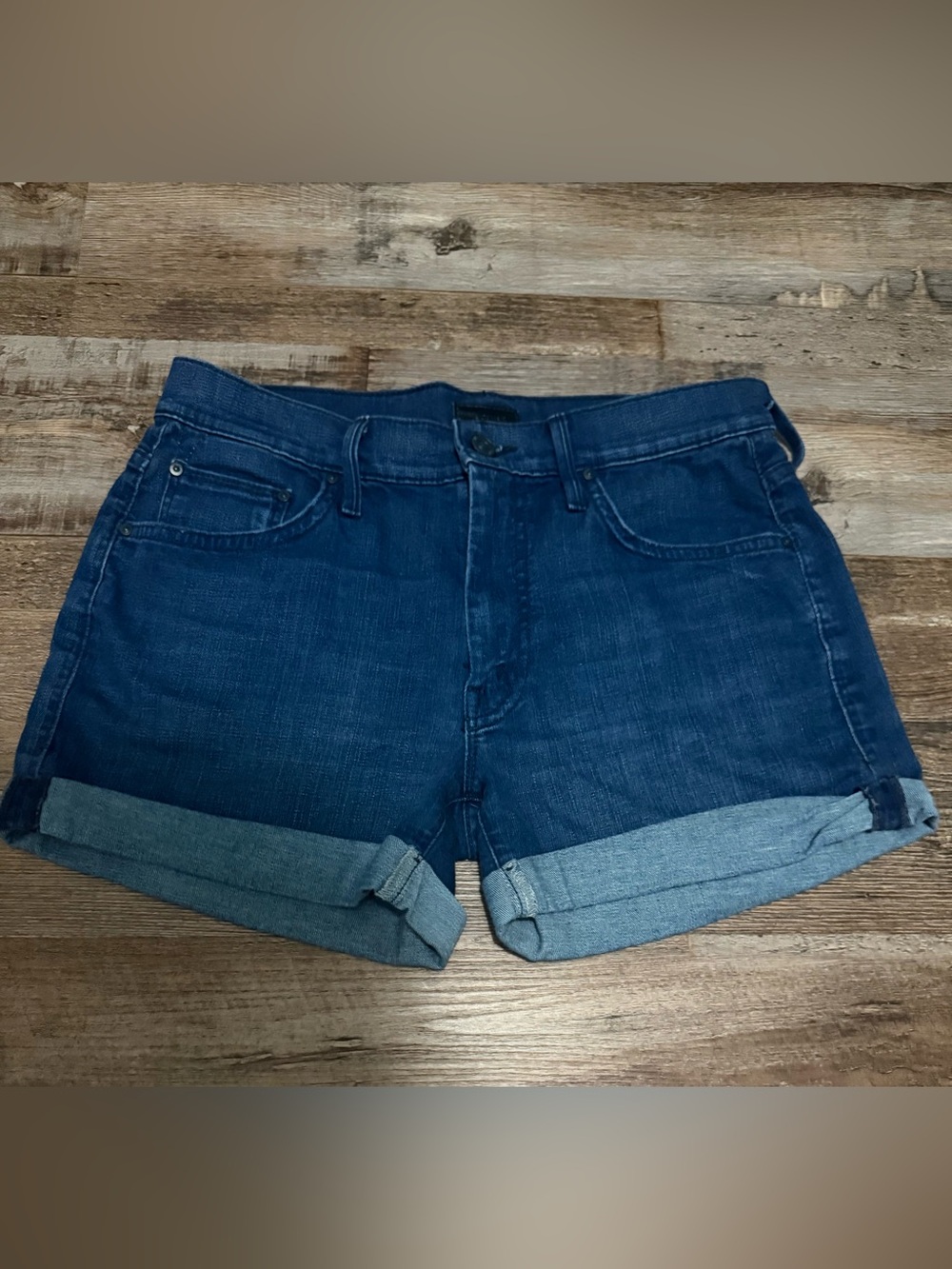 MOTHER Dropout Cuff Shorts Size 26 EUC - Picture 1 of 9
